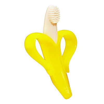 Best Teething Toys for Babies Baby Banana Infant Training Toothbrush and Teether